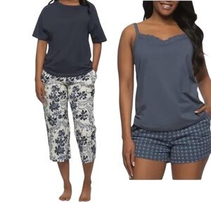 Felina Midnight Blue Pajama Duo